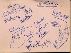 Devonia autograph book – page 1