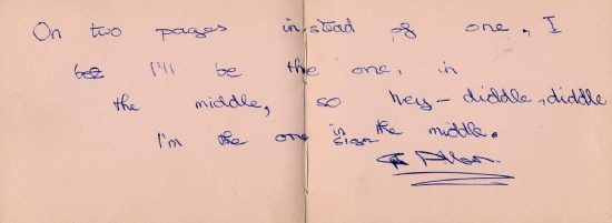 Devonia autograph book – page 8